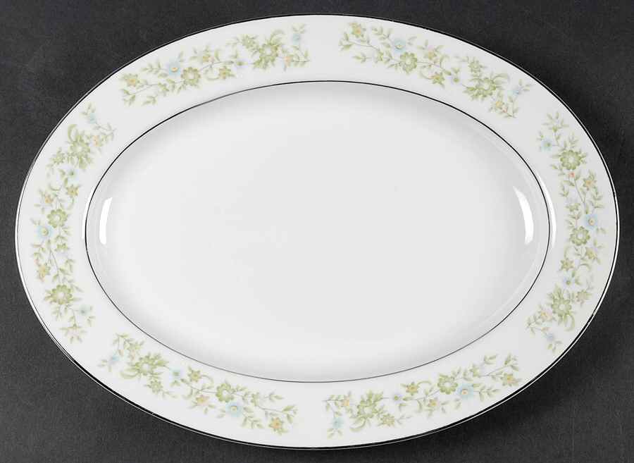Pauline 12" Oval Serving Platter by Royal Wentworth-1