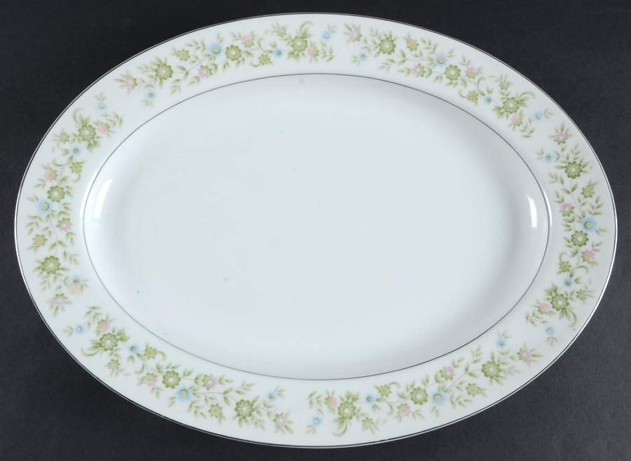 Pauline 14" Oval Serving Platter by Royal Wentworth-1