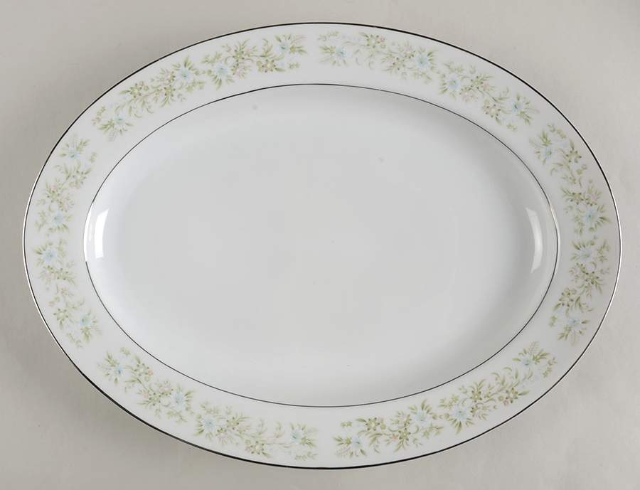 Pauline 14" Oval Serving Platter by Royal Wentworth-1