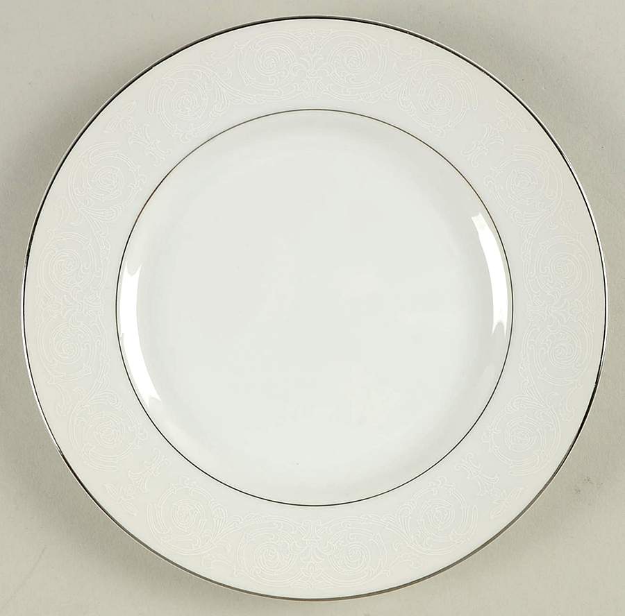Platinum Lace Salad Plate by Royal Wentworth-1