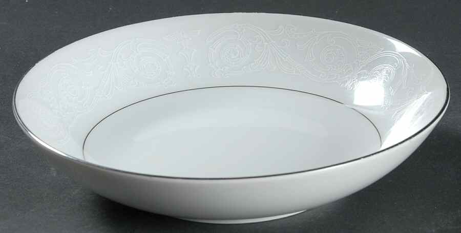 Platinum Lace Fruit/Dessert (Sauce) Bowl by Royal Wentworth-1