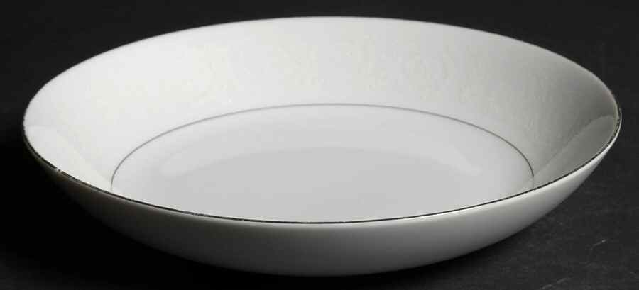 Platinum Lace Coupe Soup Bowl by Royal Wentworth-1
