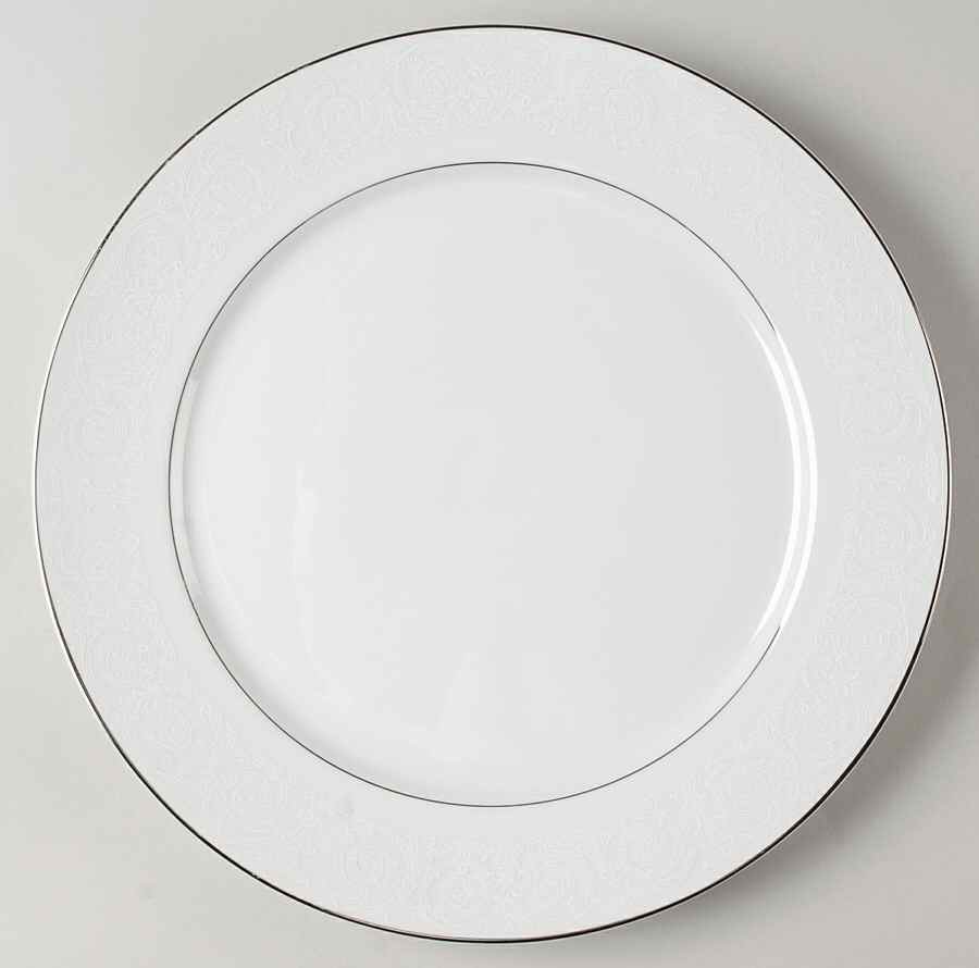 Platinum Lace 12" Chop Plate (Round Platter) by Royal Wentworth-1