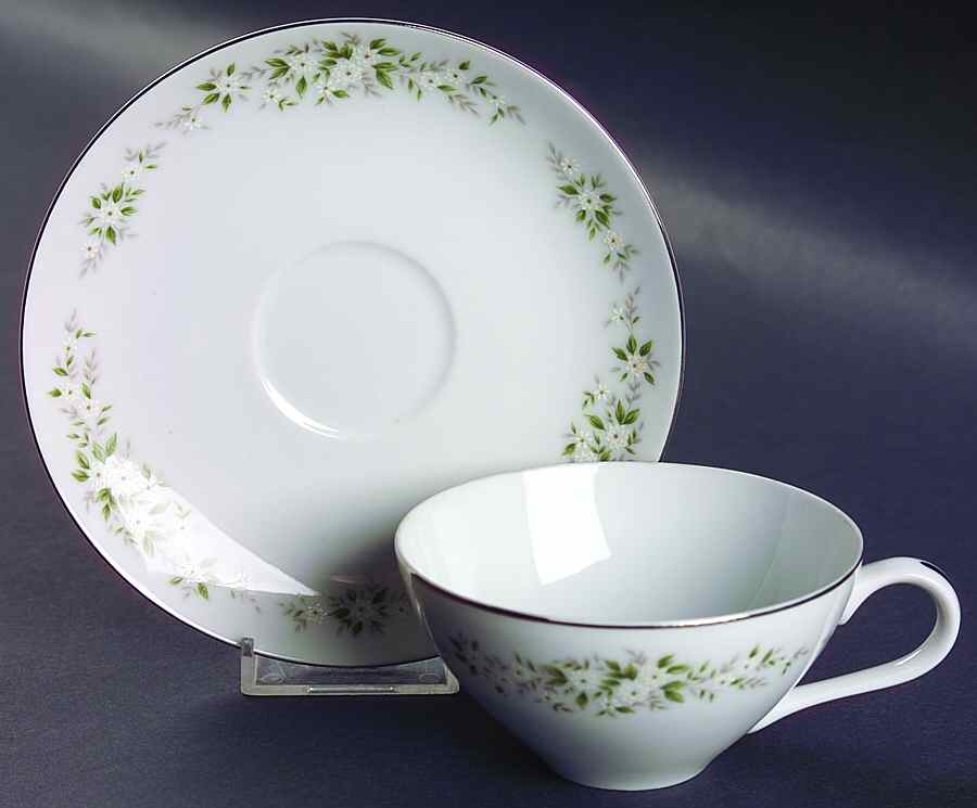 Springdale Flat Cup & Saucer Set by Royal Wentworth-1