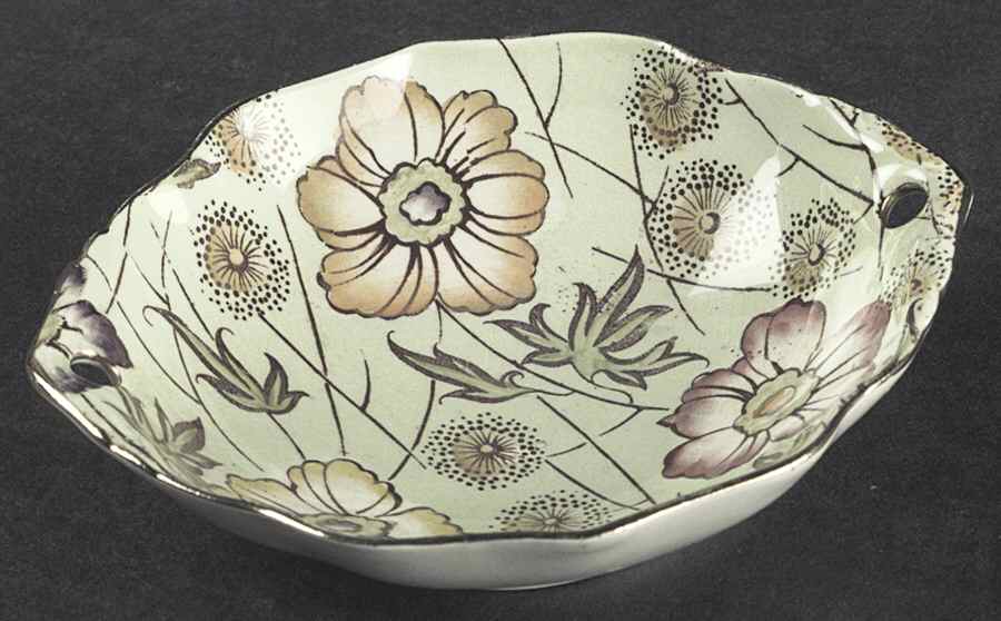 Primrose Green 5" Oval Sweet Meat Dish by Royal Winton-1