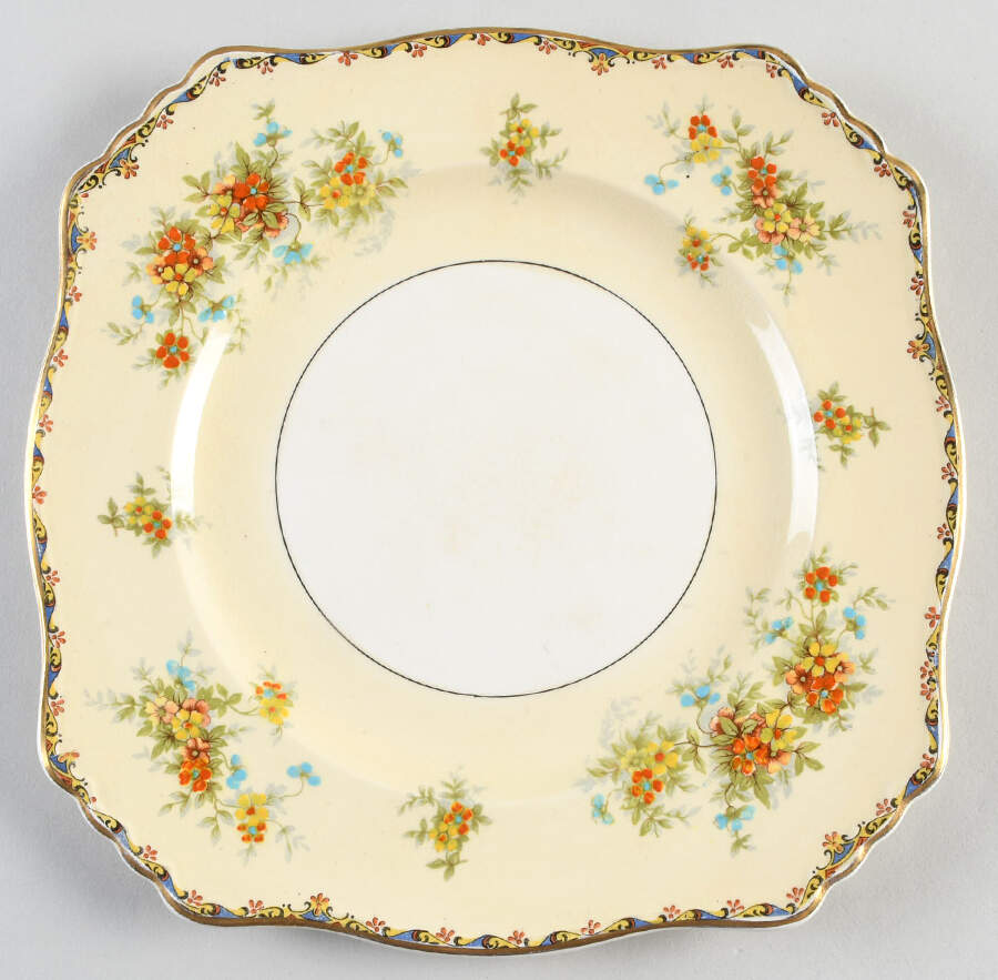 Lady Patricia Square Dinner Plate by Royal Winton-1