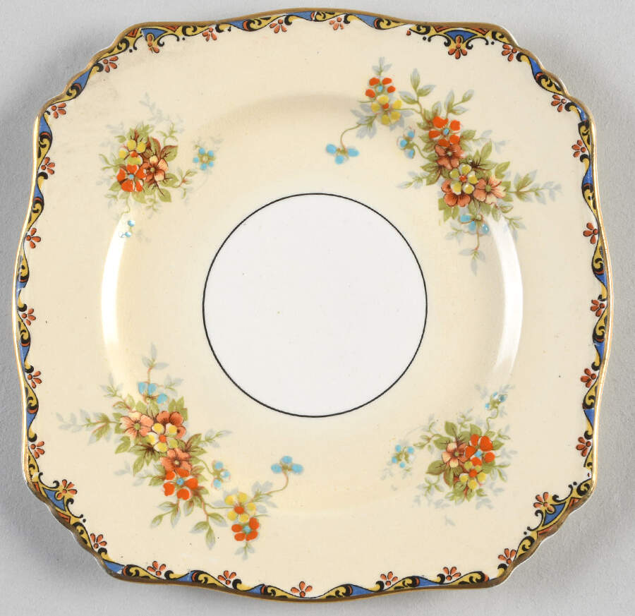 Lady Patricia Square Bread & Butter Plate by Royal Winton-1