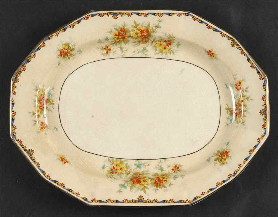 Lady Patricia 11" Oval Serving Platter by Royal Winton-1
