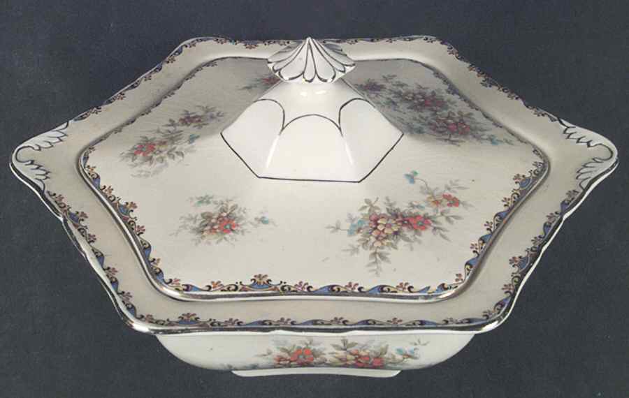 Lady Patricia Hexagonal Covered Vegetable by Royal Winton-1