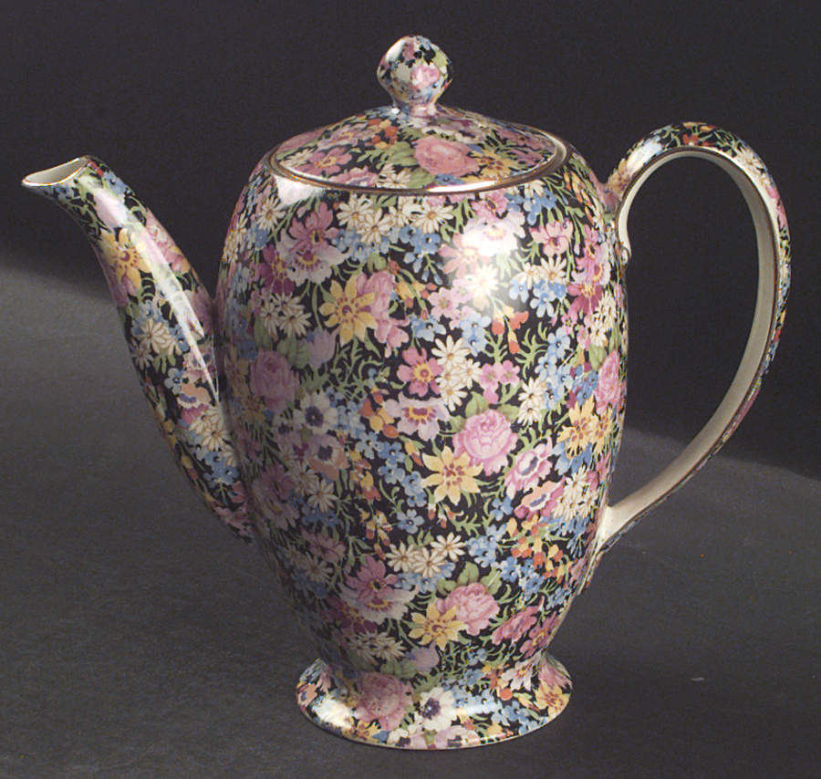 Balmoral Albans Shape Coffee Pot & Lid by Royal Winton-1