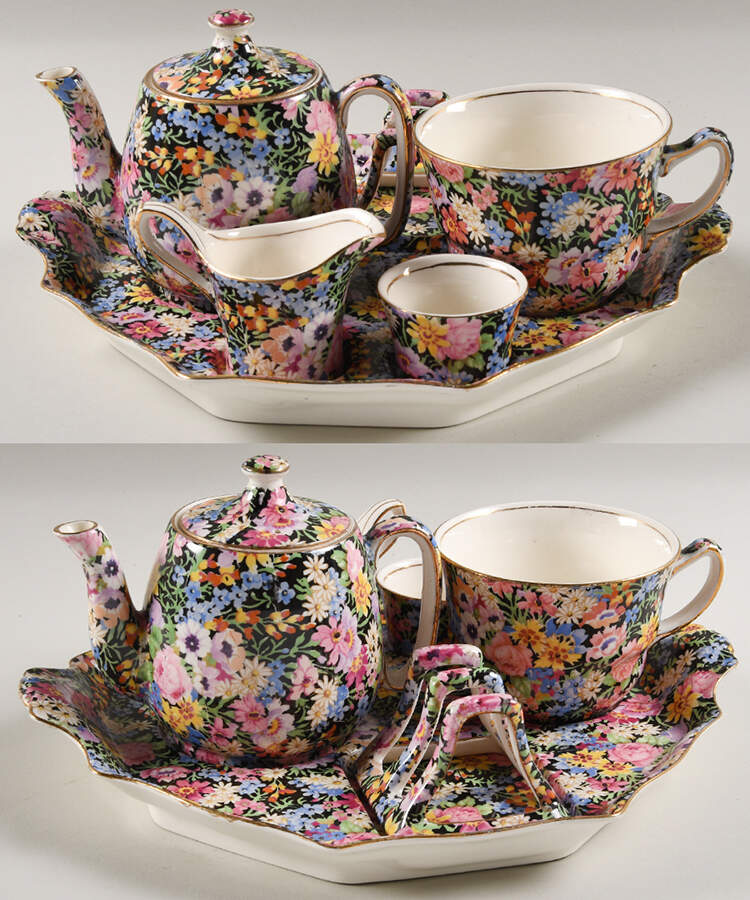 Balmoral 6-Piece Breakfast Set (Flat Cup) by Royal Winton-1