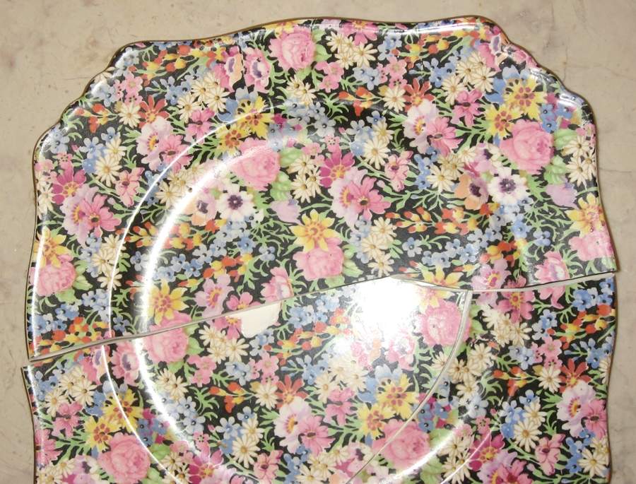 Balmoral Square Luncheon Plate by Royal Winton-1