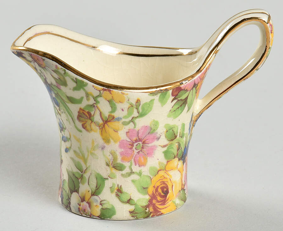 Bedale (Gold Trim) Eaton Individual Breakfast Set Creamer by Royal Winton-1