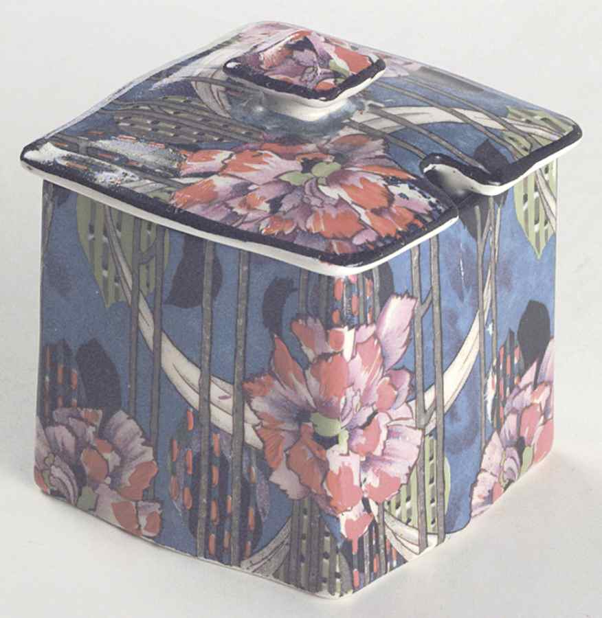 Carnation Jam/Jelly & Lid by Royal Winton-1