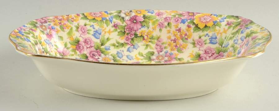 Cheadle 9" Oval Vegetable Bowl by Royal Winton-1