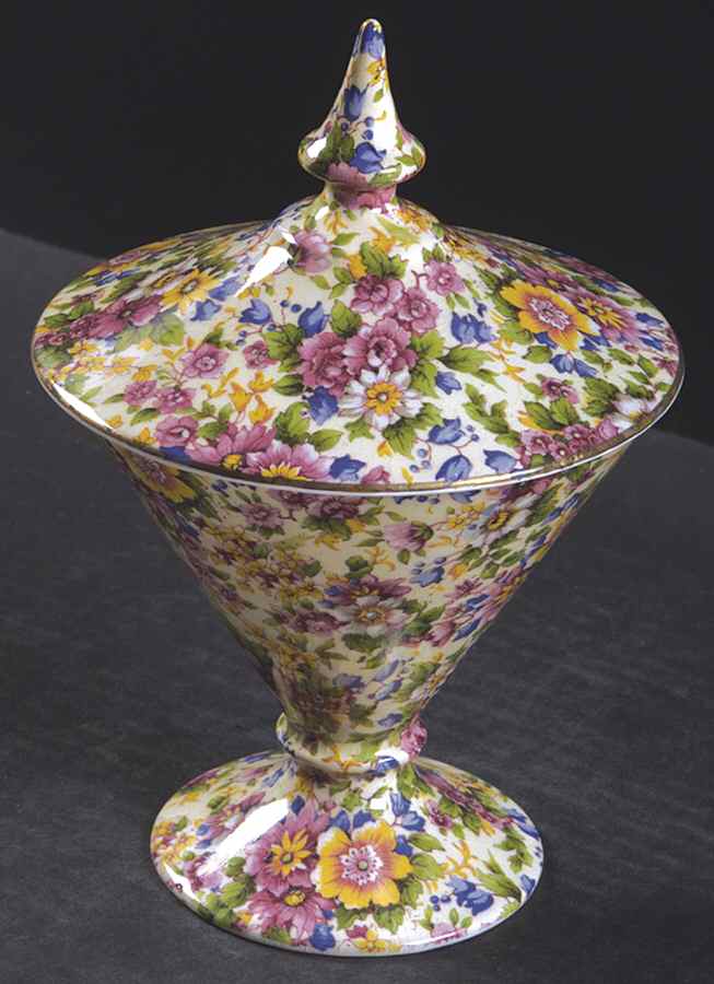Cheadle Candy Jar & Lid by Royal Winton-1
