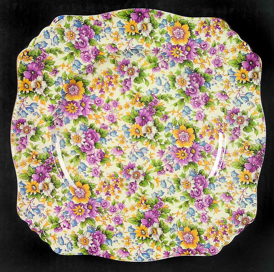 Cheadle Square Dinner Plate by Royal Winton-1