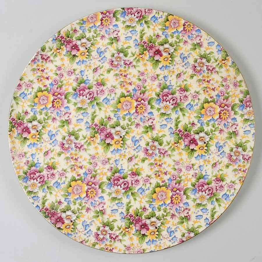Cheadle Bread & Butter Service Plate (Chop Plate) by Royal Winton-1