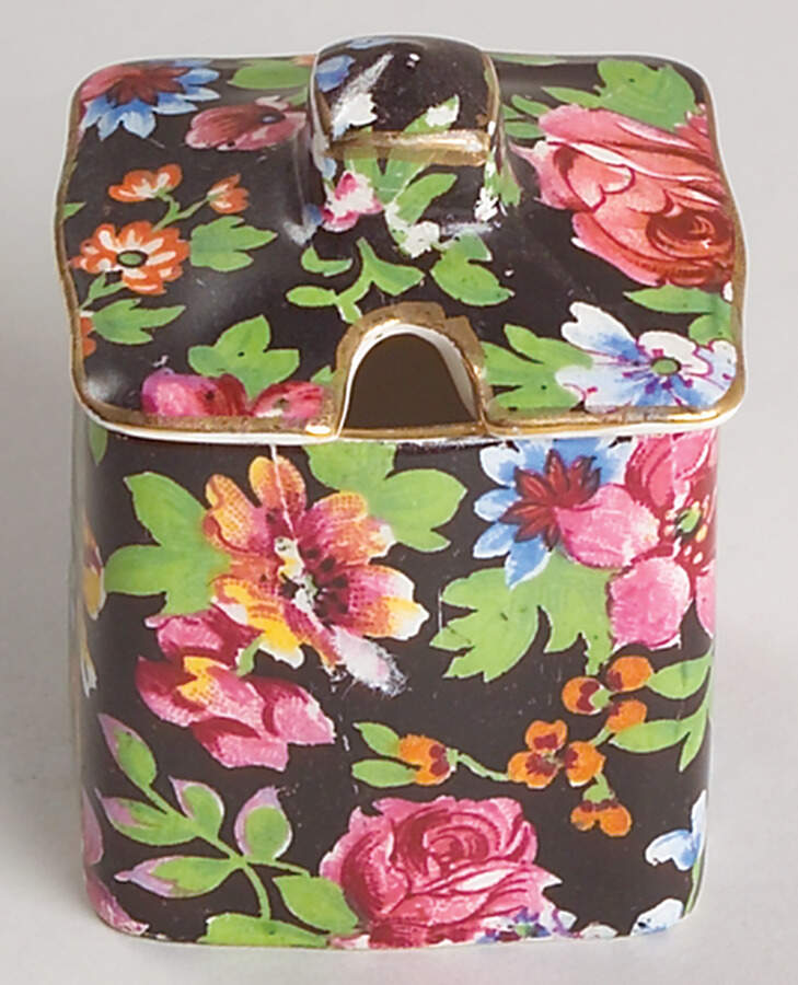 Chelsea Mustard Jar & Lid by Royal Winton-1
