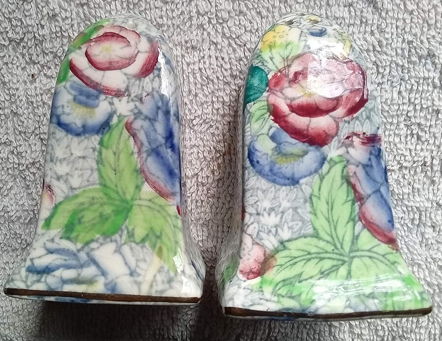 Chintz (Blue Anemone) Salt Shaker by Royal Winton-1