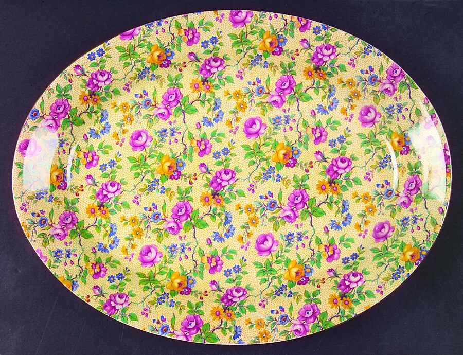 Clevedon 12" Oval Serving Platter by Royal Winton-1