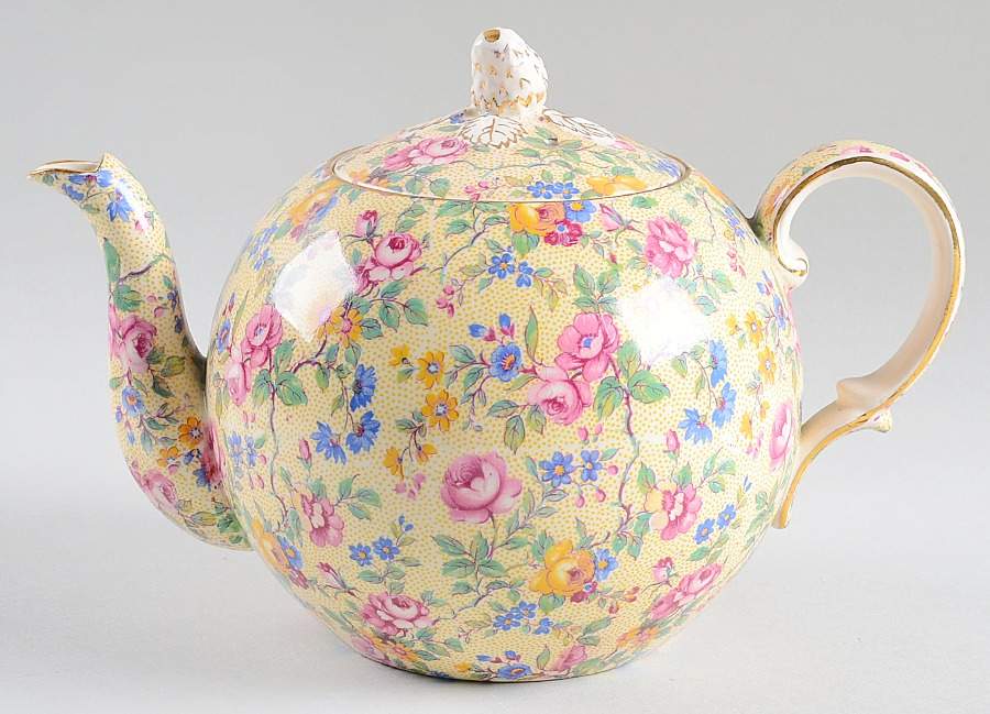 Clevedon Elite Tea Pot & Lid by Royal Winton-1