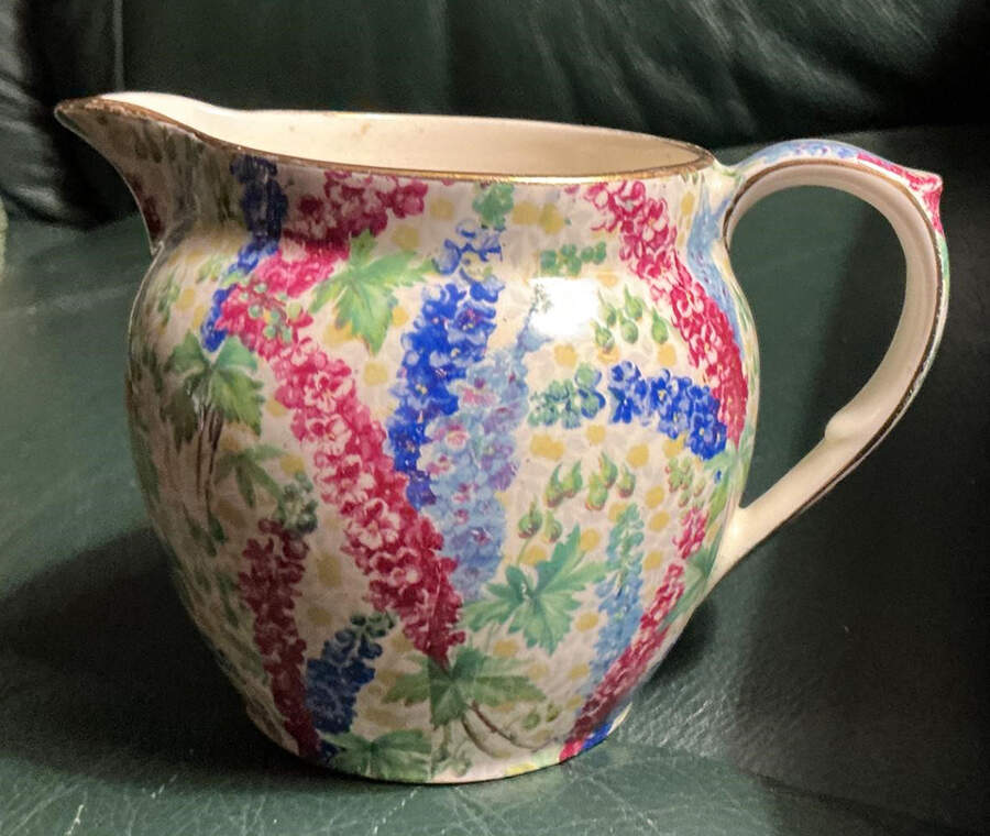 Delphinium 14 Oz Jug by Royal Winton-1