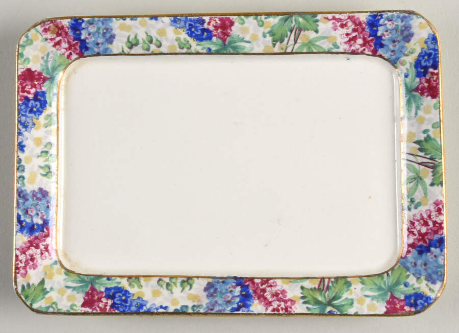 Delphinium 1/4 Lb Butter No Lid by Royal Winton-1