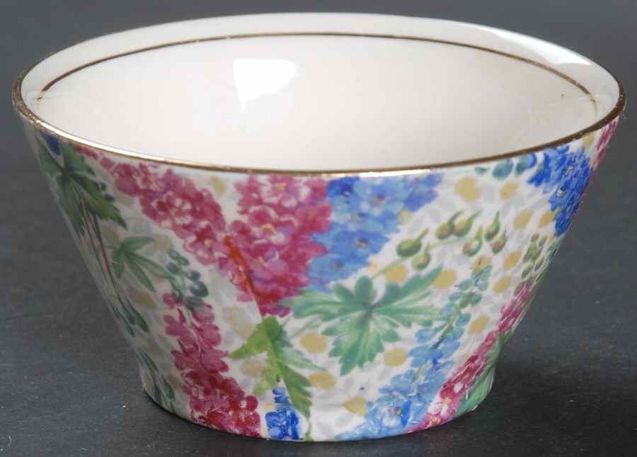 Delphinium Norman Shape Open Sugar Bowl by Royal Winton-1