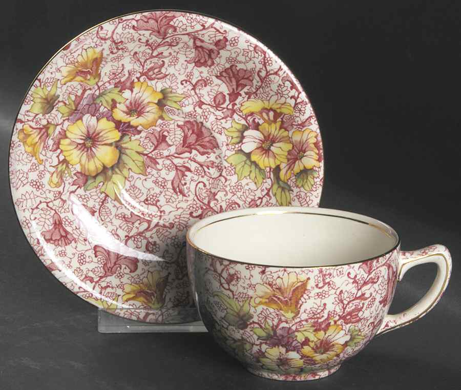 Dorset Flat Cup & Saucer Set by Royal Winton-1