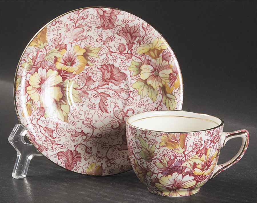 Dorset Flat Demitasse Cup & Saucer Set by Royal Winton-1