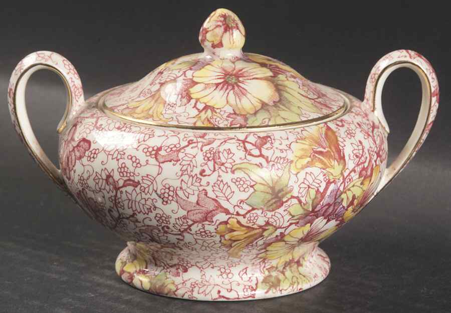 Dorset Albans Sugar Bowl & Lid by Royal Winton-1