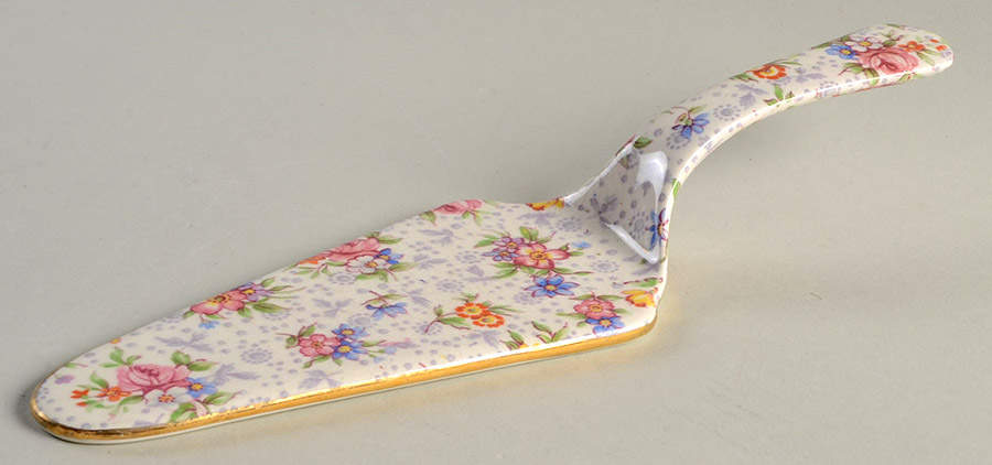 Eleanor Solid Ceramic Pie/Cake Server by Royal Winton-1
