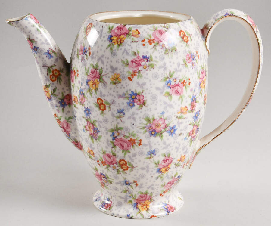 Eleanor Albans Coffee Pot No Lid by Royal Winton-1