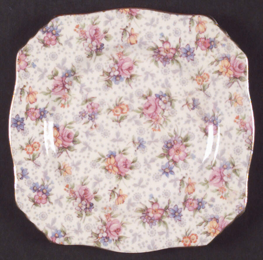 Eleanor Square Bread & Butter Plate by Royal Winton-1