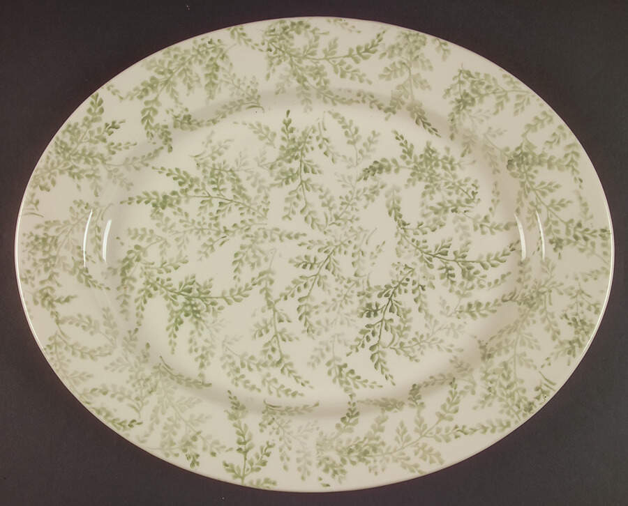 English Fern 17" Oval Serving Platter by Royal Winton-1