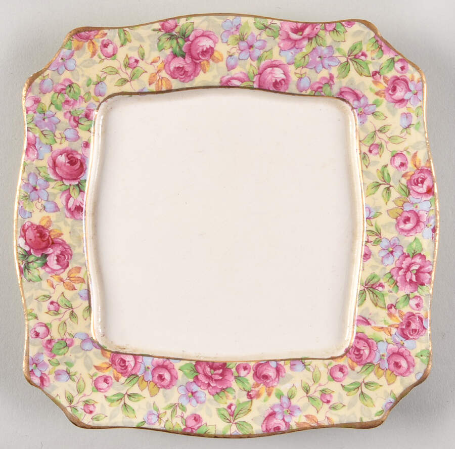 English Rose Butter/Cheese No Lid by Royal Winton-1