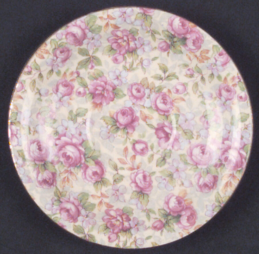 English Rose Saucer for Demitasse Cup by Royal Winton-1