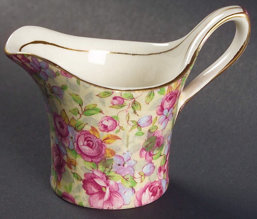 English Rose Eaton Individual Breakfast Set Creamer by Royal Winton-1