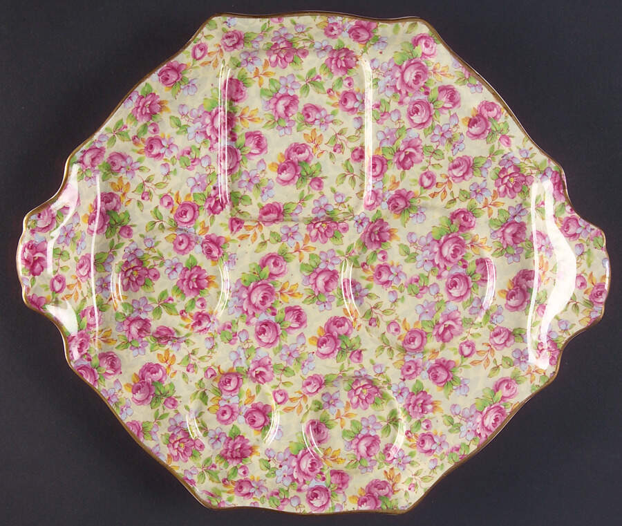 English Rose 6-Piece Breakfast Set, Tray Only by Royal Winton-1