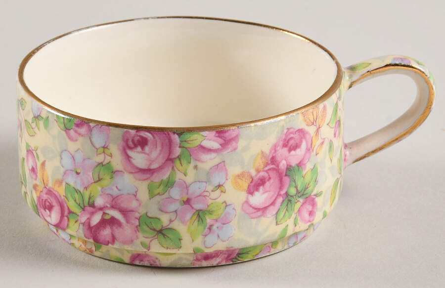 English Rose Stacking Mini Open Sugar Bowl by Royal Winton-1