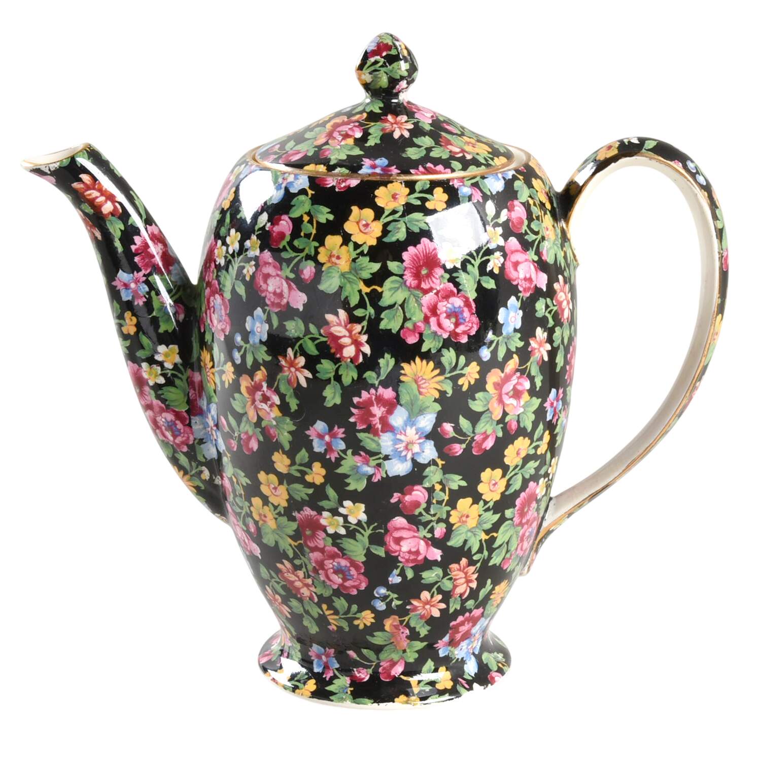 Esther Albans Shape Coffee Pot & Lid by Royal Winton-1