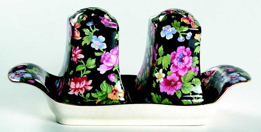 Esther (3 Pc) Salt & Pepper Tray Set by Royal Winton-1