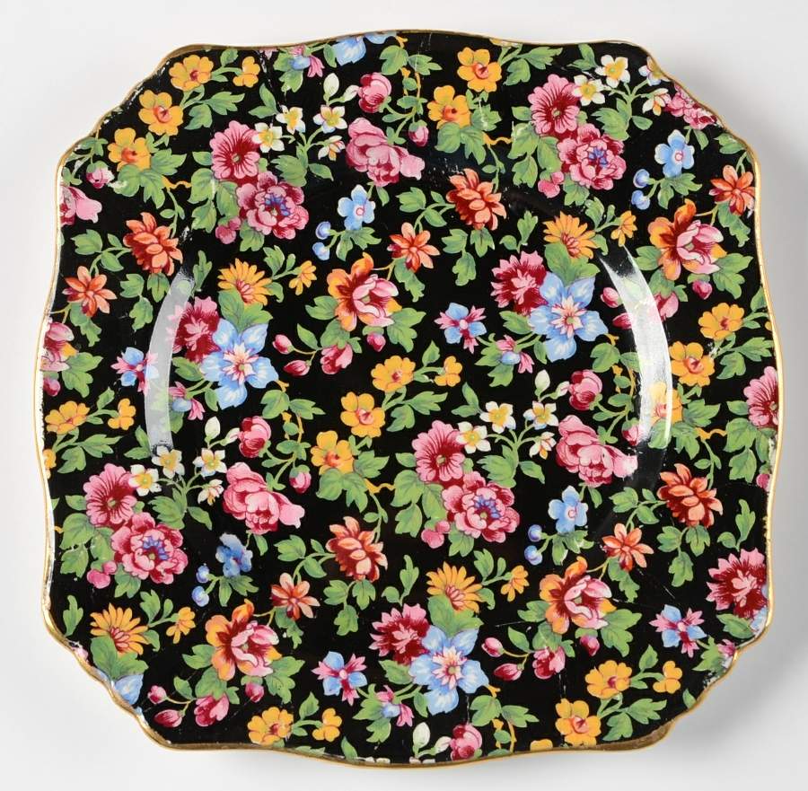 Esther Square Dessert Plate by Royal Winton-1