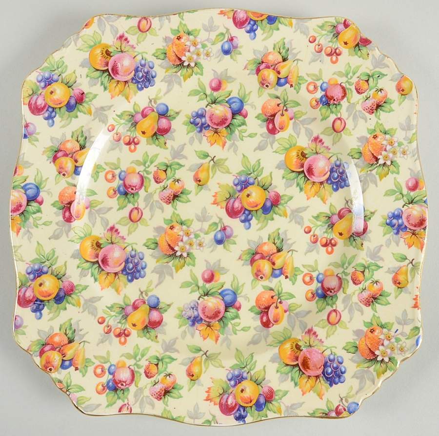 Evesham Square Luncheon Plate by Royal Winton-1