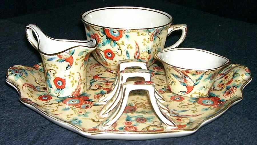 Exotic Bird (4 Piece) Breakfast Set by Royal Winton-1