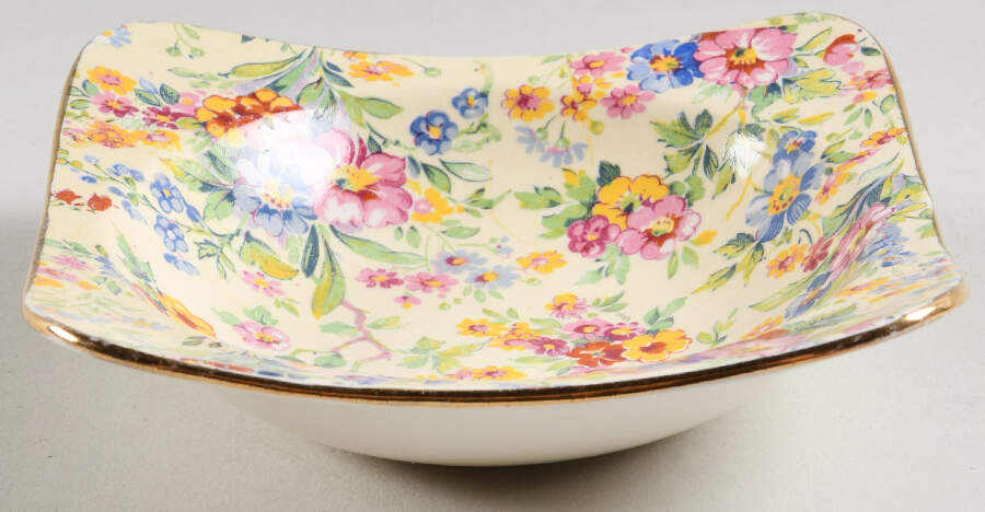 Floral Feast 4" Square Sweet Meat by Royal Winton-1