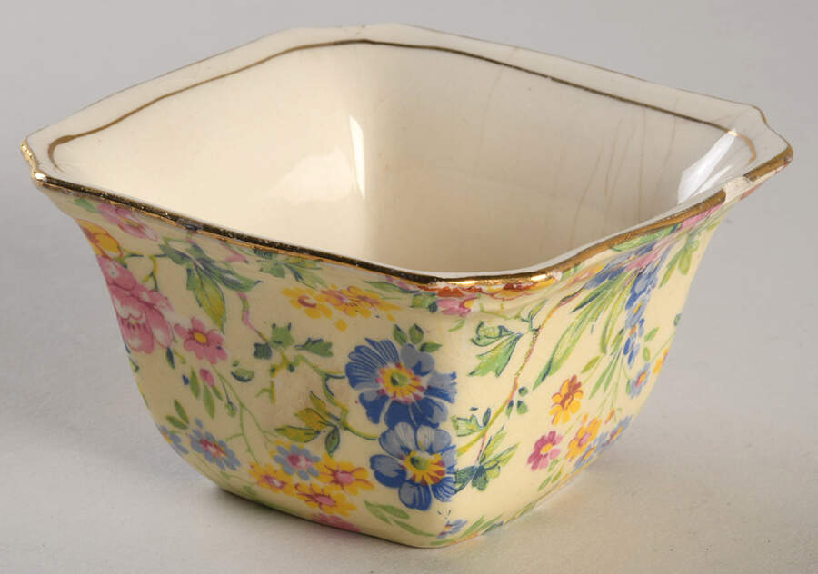 Floral Feast Ascot Flared Open Sugar Bowl by Royal Winton-1