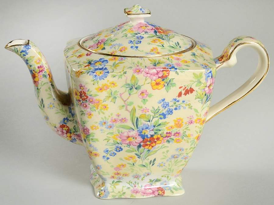 Floral Feast Ascot Teapot & Lid by Royal Winton-1