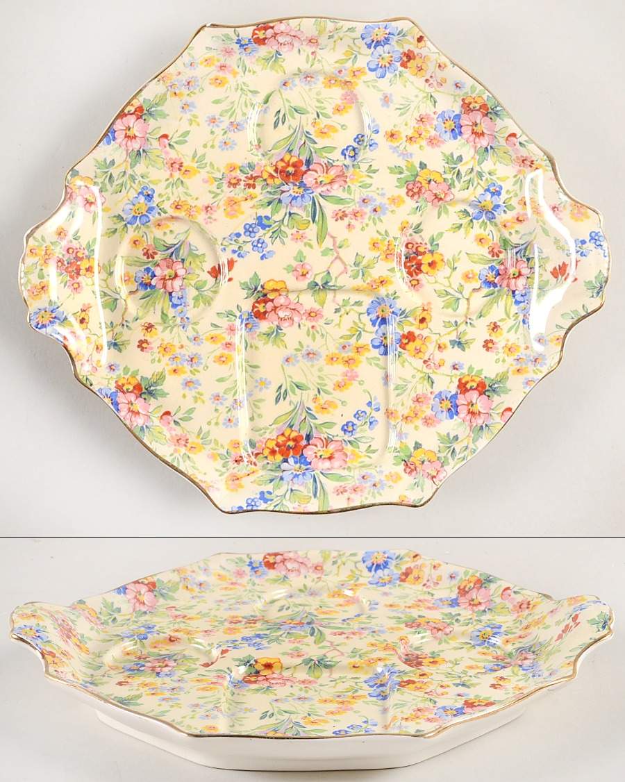 Floral Feast 6-Piece Breakfast Set, Tray Only by Royal Winton-1